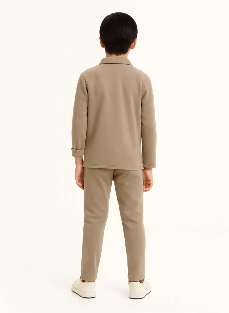 فكتور اند جين طقم جاكيت وبنطلون رياضي للأولاد – بيج